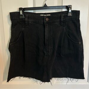 We The Free - Black Denim Women Miniskirt - Size 30